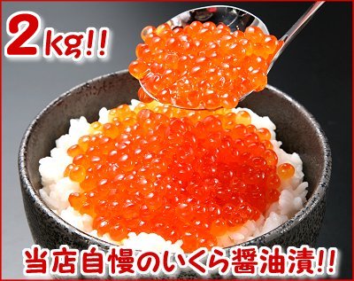 697 ＜4箱でお得！＞いくら醤油漬 500ｇ×4箱｜北海道網走水産