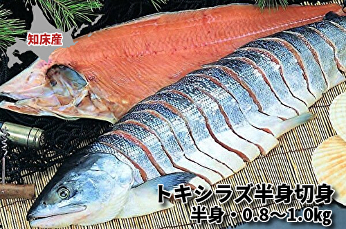 089 トキシラズ半身切身（半身・0.8～1.0㎏）｜北海道網走水産